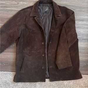 Men's Brown Suede Jacket